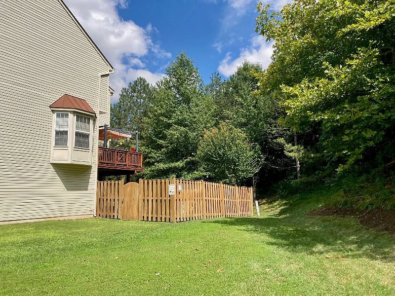 Side & backyard view