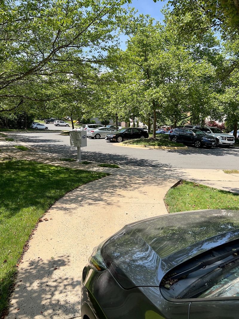 Parking view from my driveway