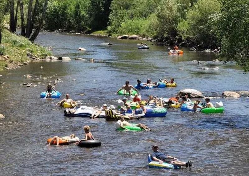 Drift away on the tranquil Poudre River Float.  Relax and embrace nature's rhythm.