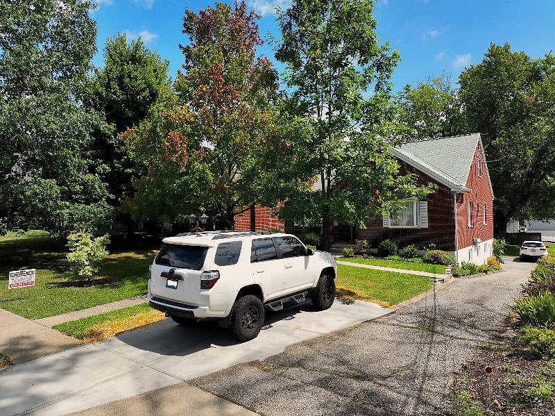 Another angle of the Front of the house and Guests' Parking Spot.