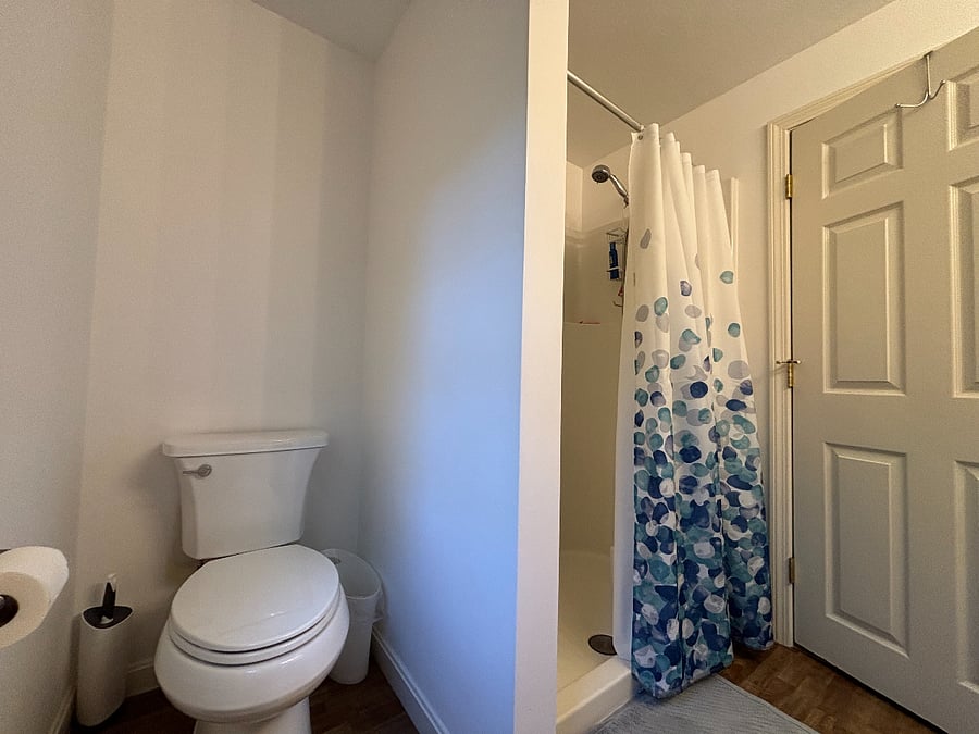On suite walk in shower and toilet