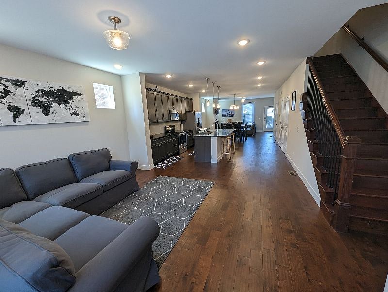 View of first floor, from main living room