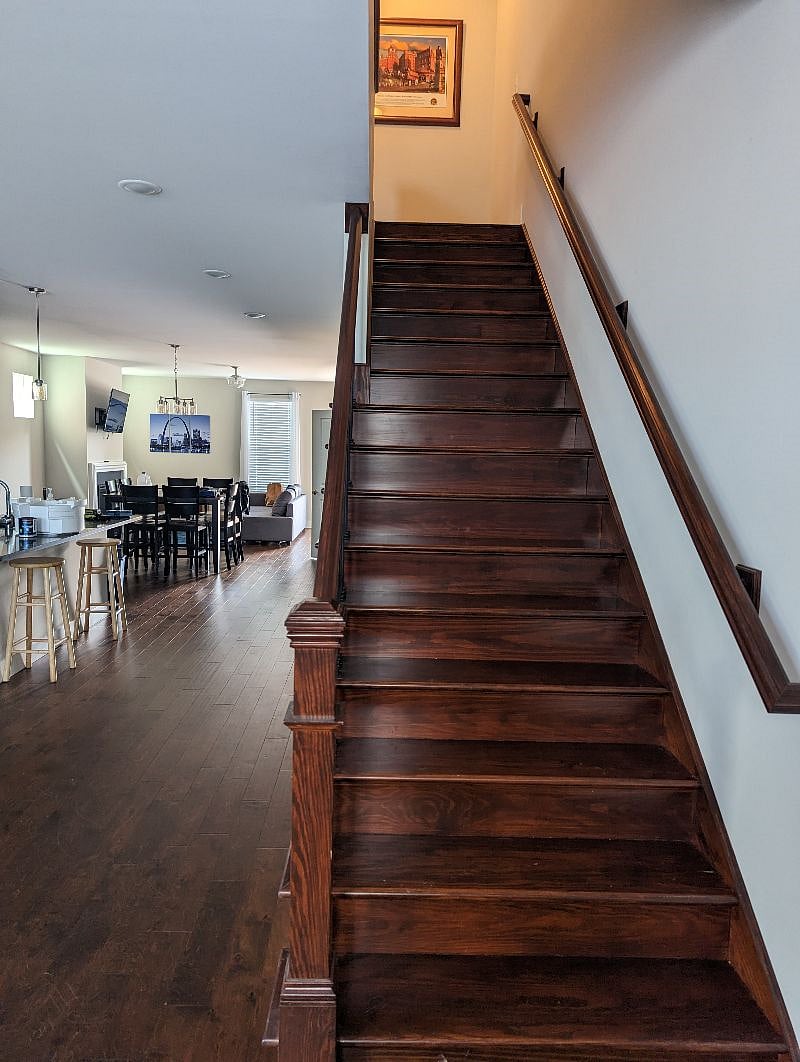 Stairs to second floor