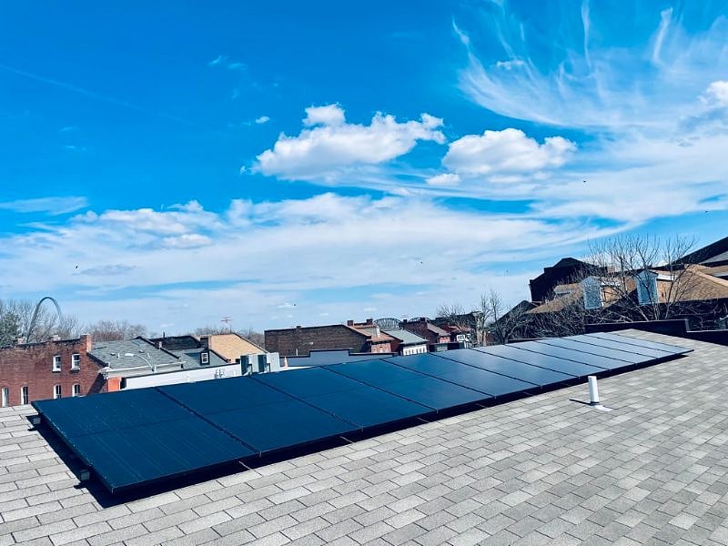 Solar panel array