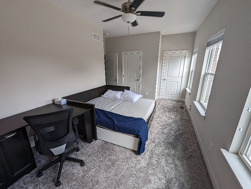 East bedroom, with day bed pulled-out to Queen bed.