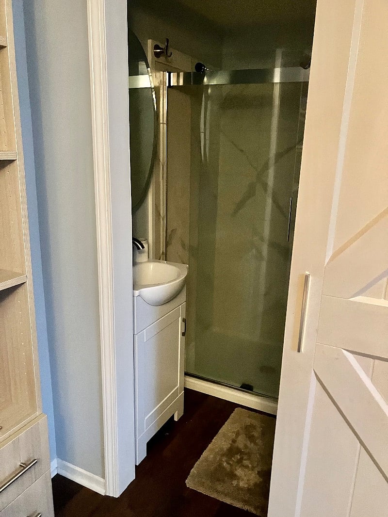 Tile bathroom