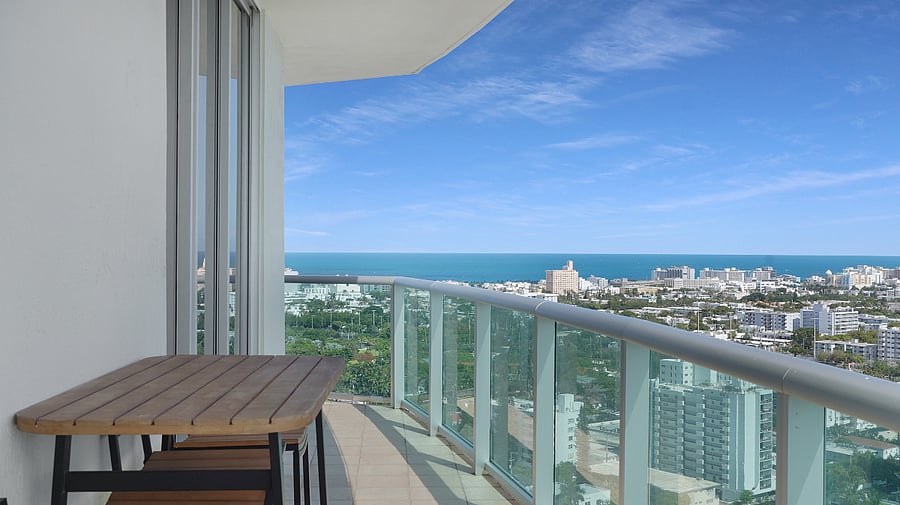 Wrap around balcony