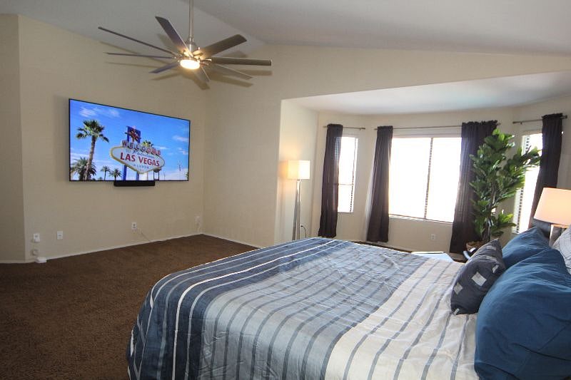 Master Bedroom Suite. 85" TV