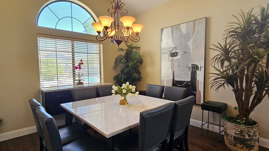 Formal Dining Room, 8 Chairs