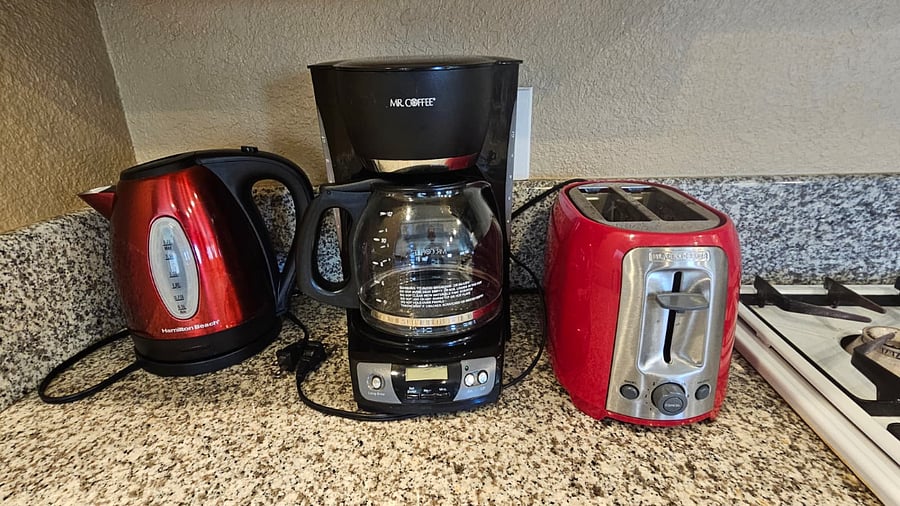 Water Kettle, Toaster, Coffee Maker, More..