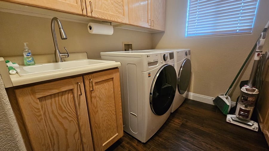 Washer & Dryer. Laundry Room