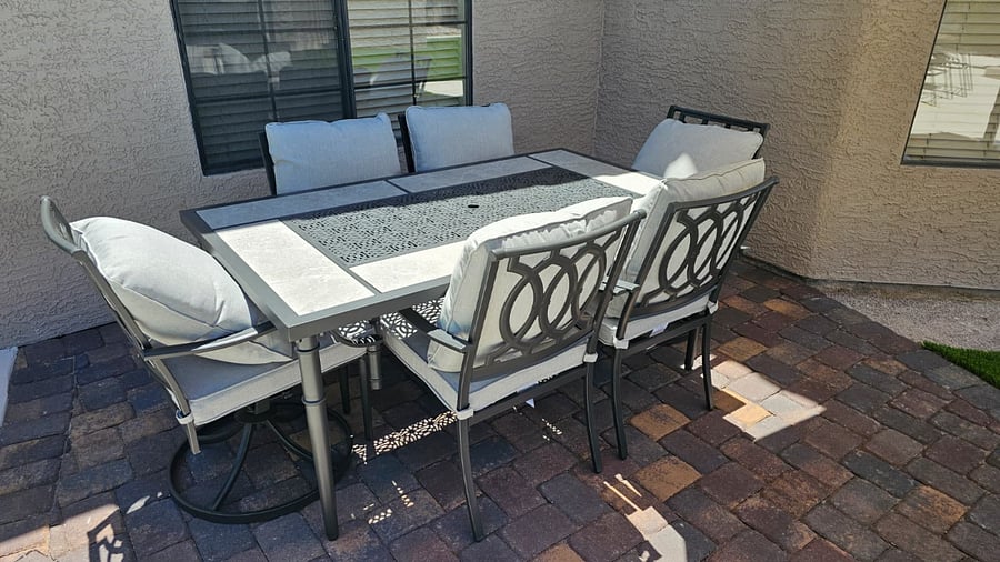 Outdoor Dining Table, 6 Seats
