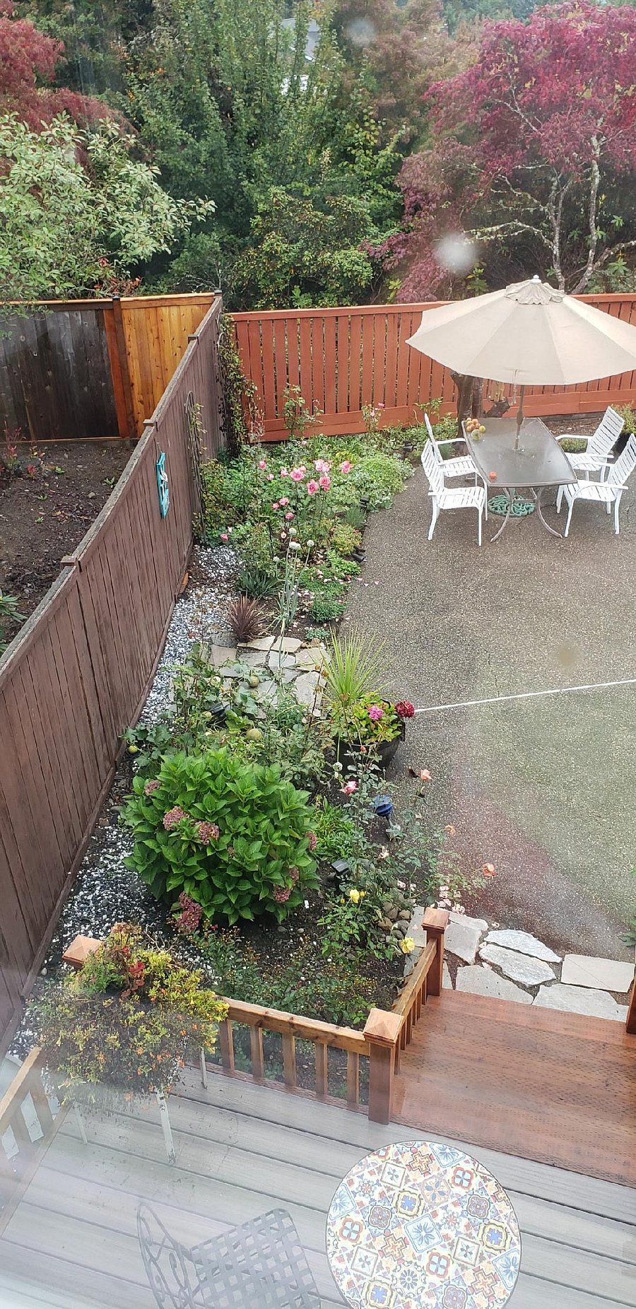 Enjoy flower garden from your room