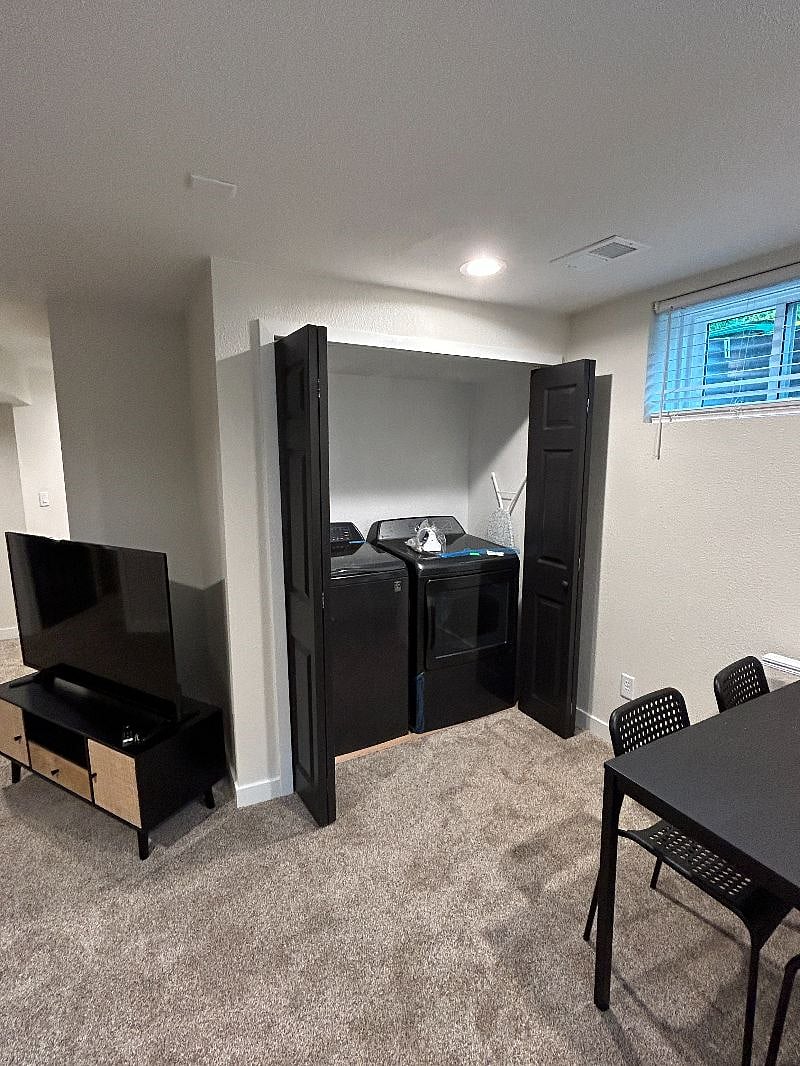 Living Area & Laundry Room (90% complete)