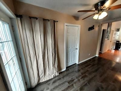 East wall of kitchen area.