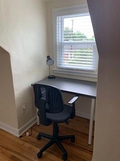 Desk space upstairs off of bedroom