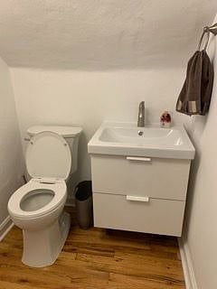 Upstairs 1/2 bath.