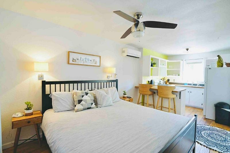 King size comfortable bed