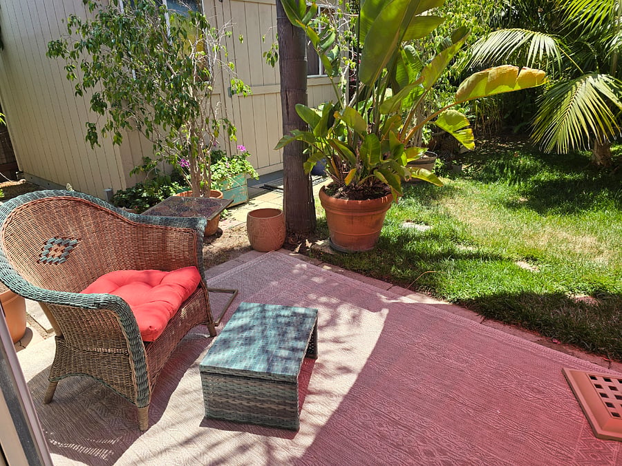 Your private patio