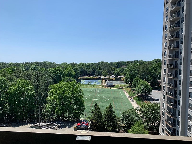 View from the balcony