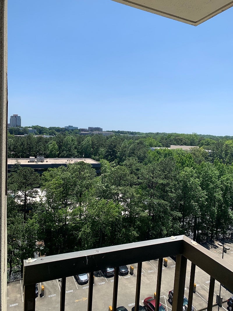View from the balcony