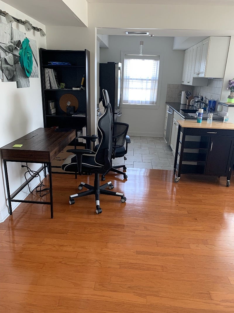 Desk area
