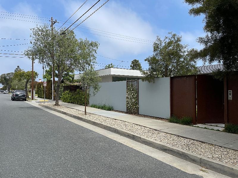 The entrance is located off the alley in the back of the property shown here.