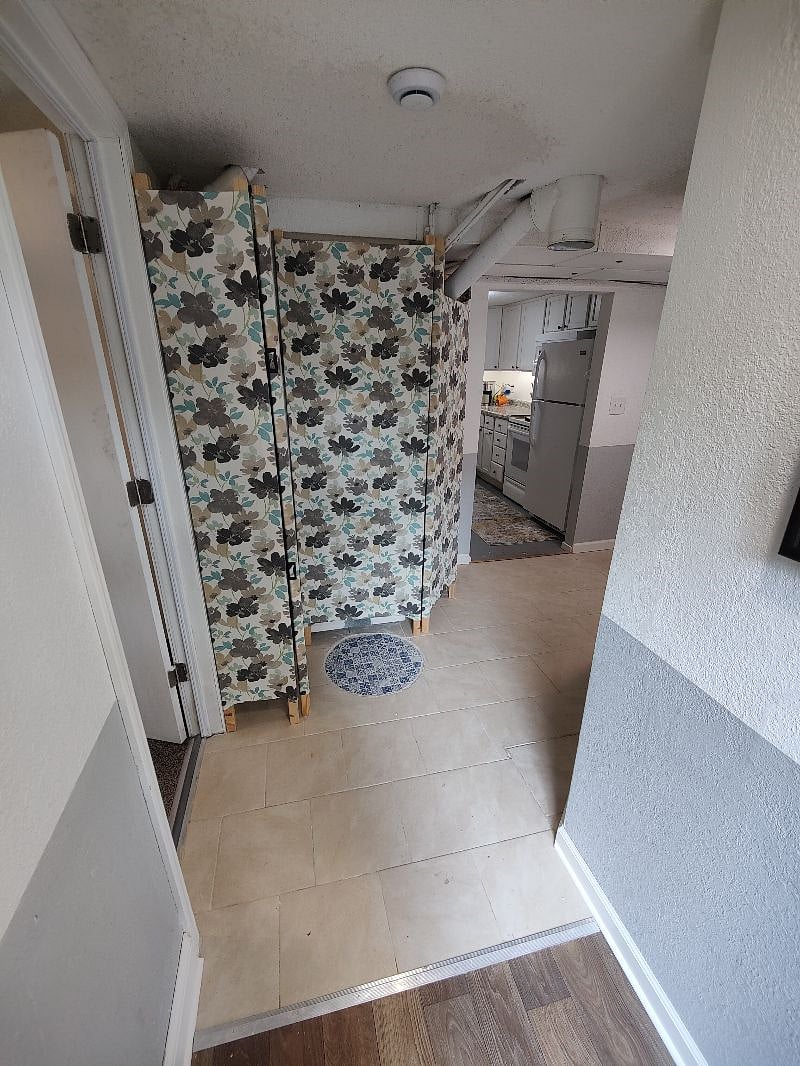 First view when entering the unit