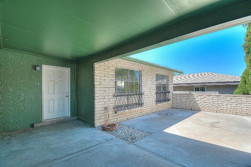 Front porch. Gated. Not pictured; available seating