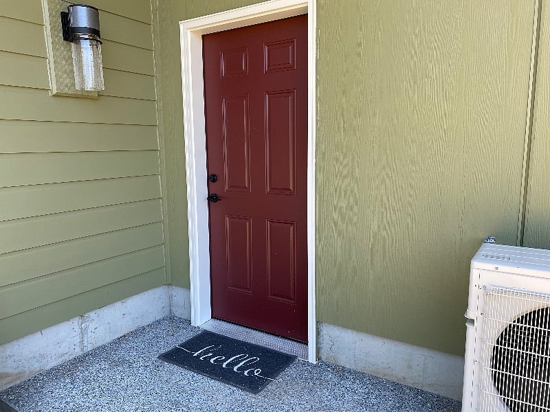 Separate entrance