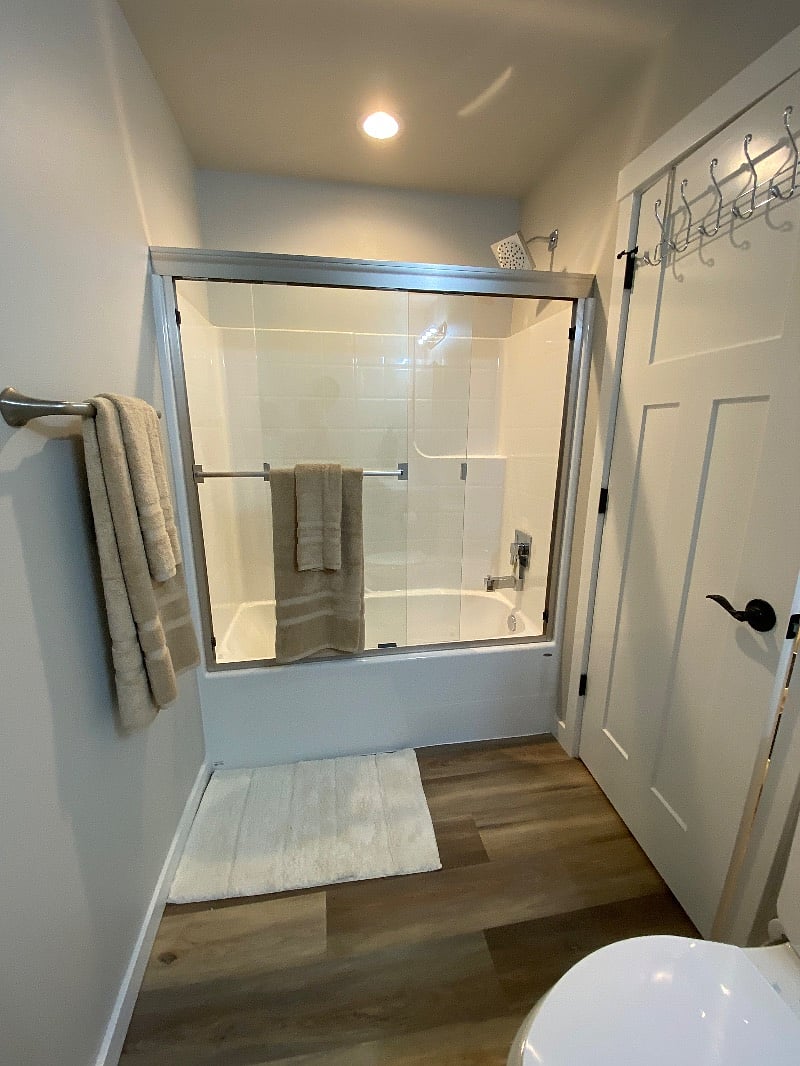 Full bath and shower