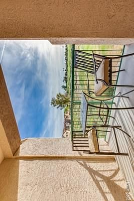 Private balcony overlooking the golf course
