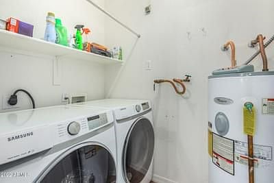 New full-size Samsung washer and dryer