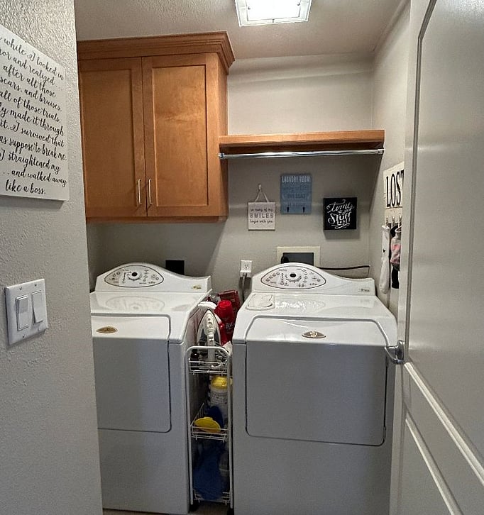 Washer and dryer - ready for your laundry!