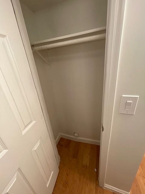 Closet in hallway for additional storage. This is located right across from the door to the rental room.
