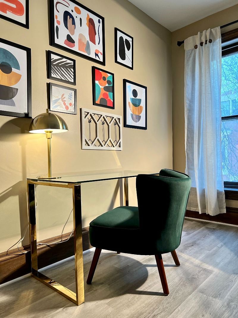 Office In Living Room 