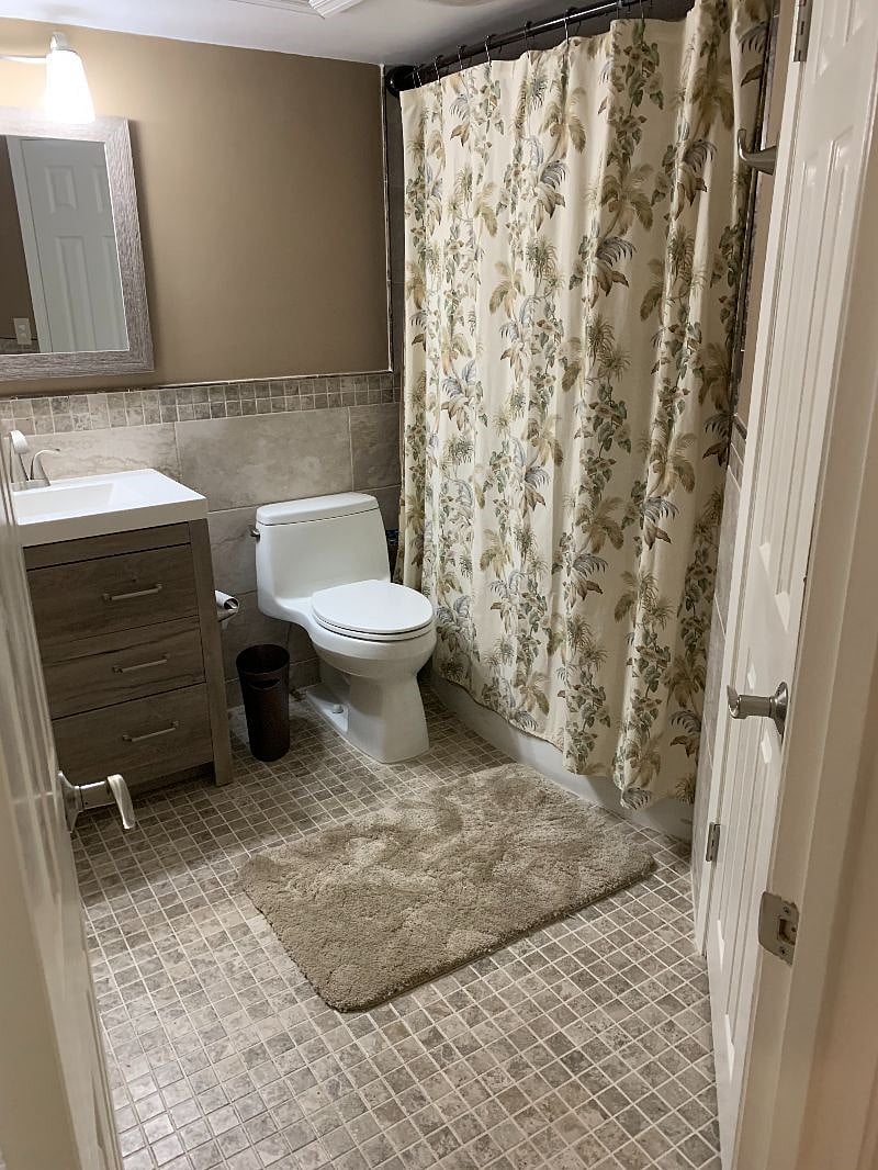 Bathroom view from entrance door
