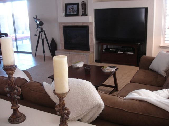 Kick back after a long day and relax in the family room, with satellite TV, streaming or DVD movies.