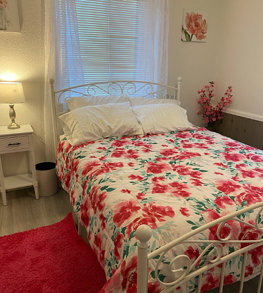 The flower room