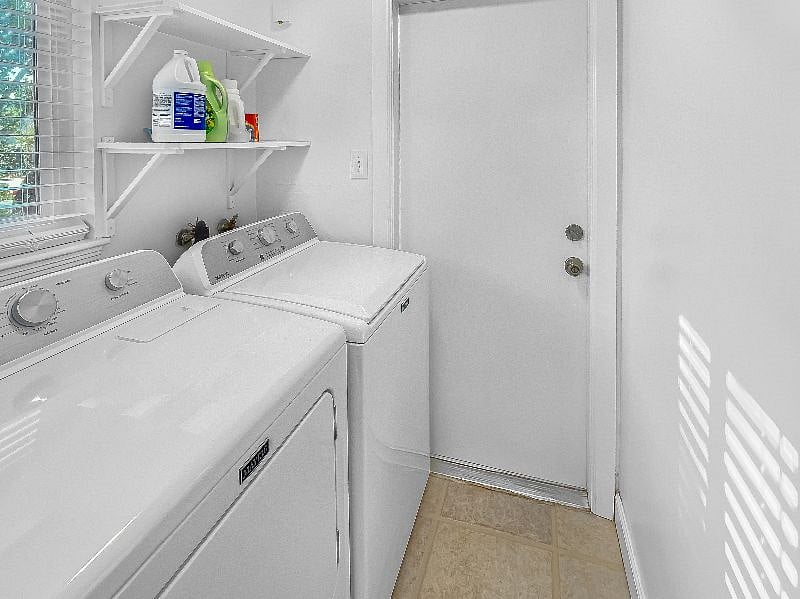 Laundry area