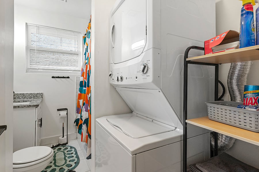 Main Full Bathroom with Laundry