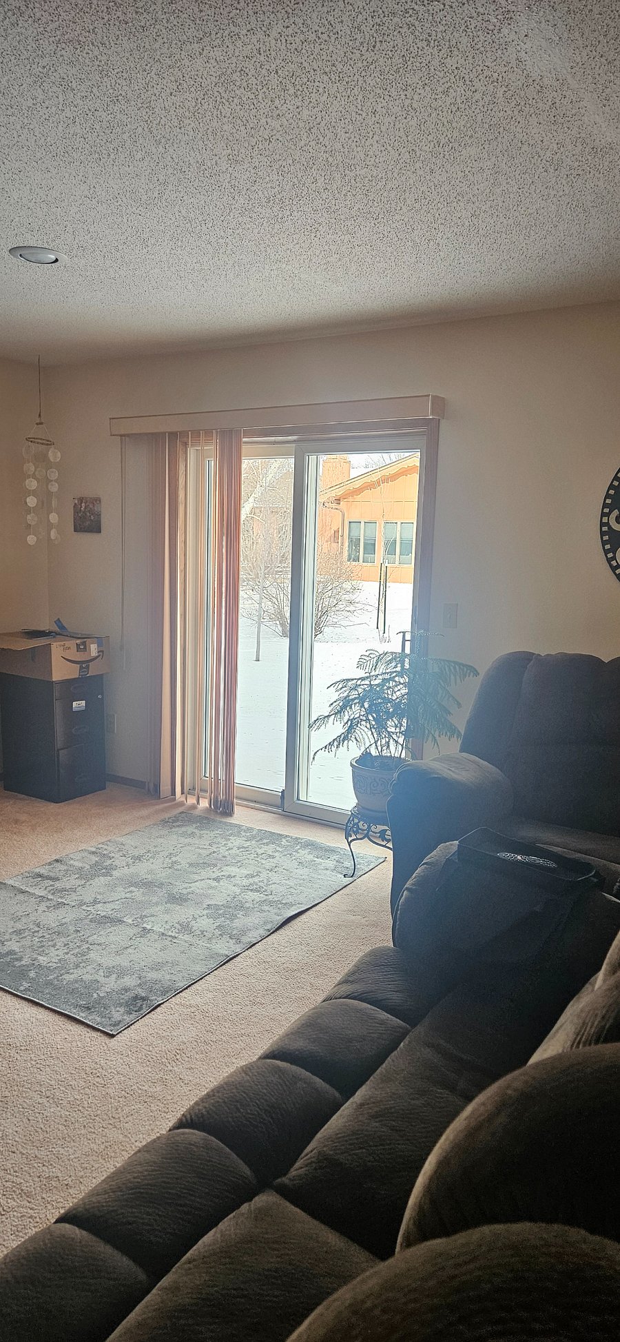 Walkout patio from lower level bedroom