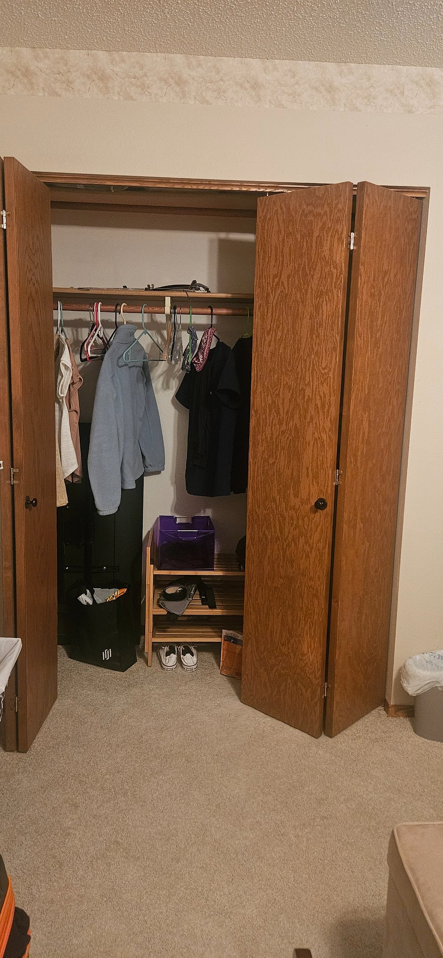 Closet, upper level bedroom