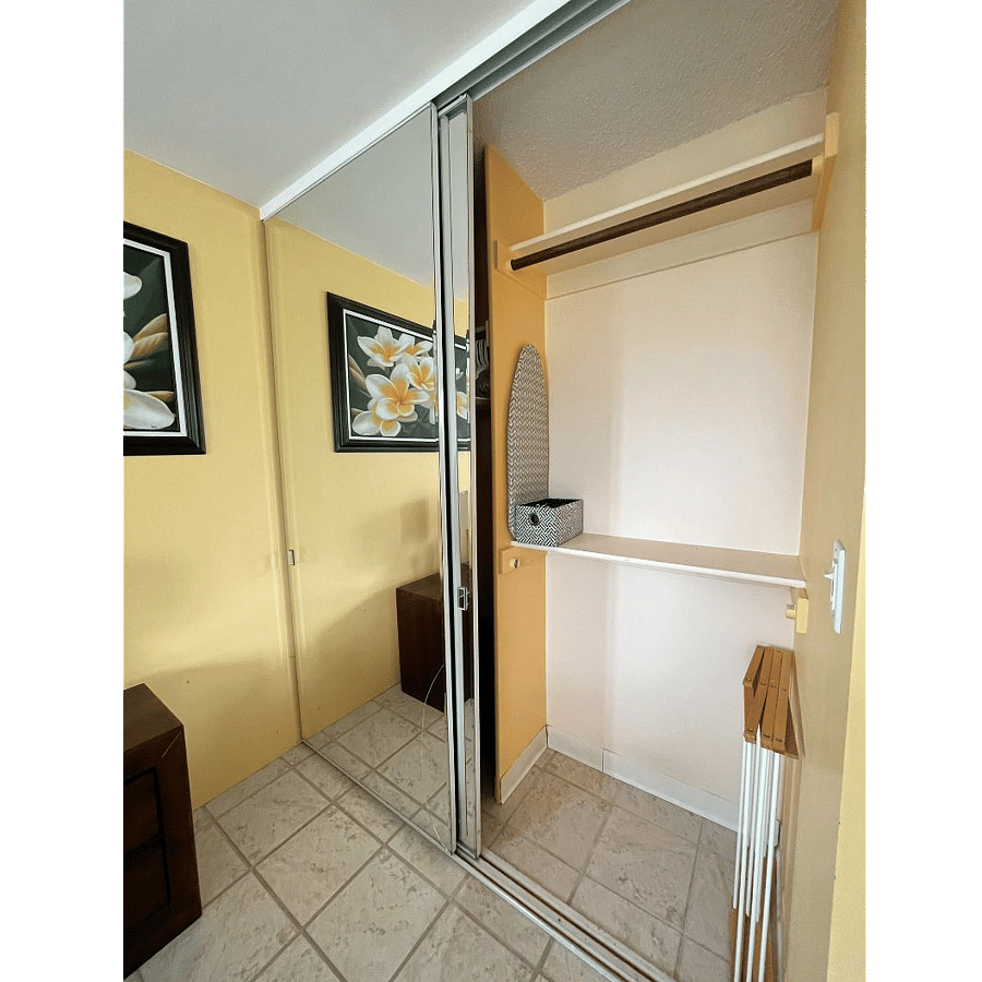 1 of 2 closet/ storage areas. Other one is located in bathroom!