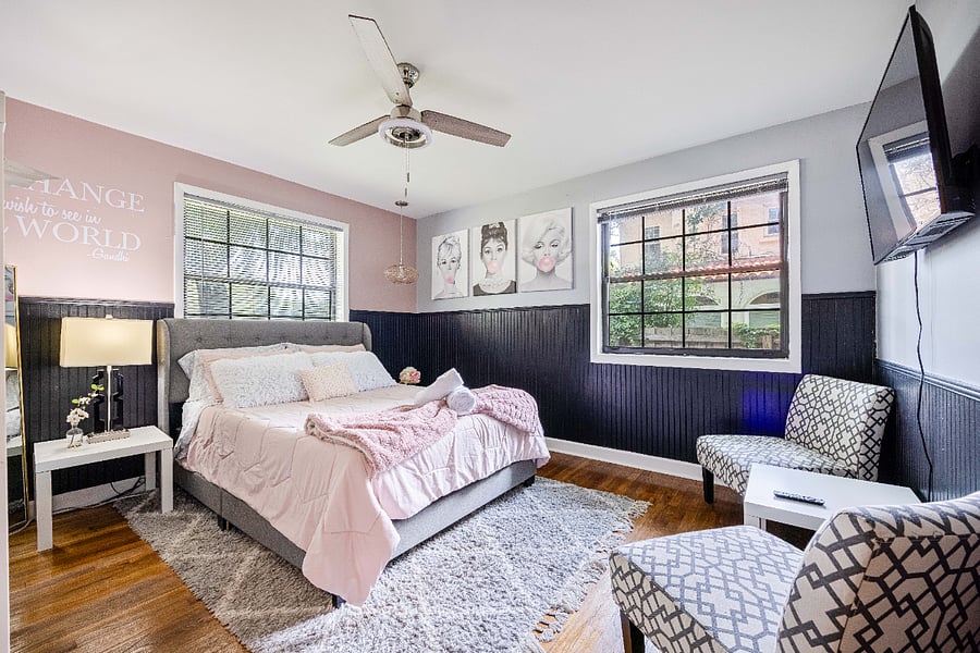 Pink Bedroom 
Room#2