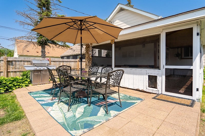 Patio perfect for entertaining