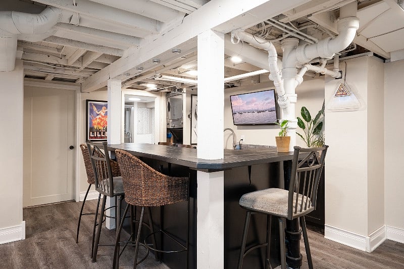 Basement bar