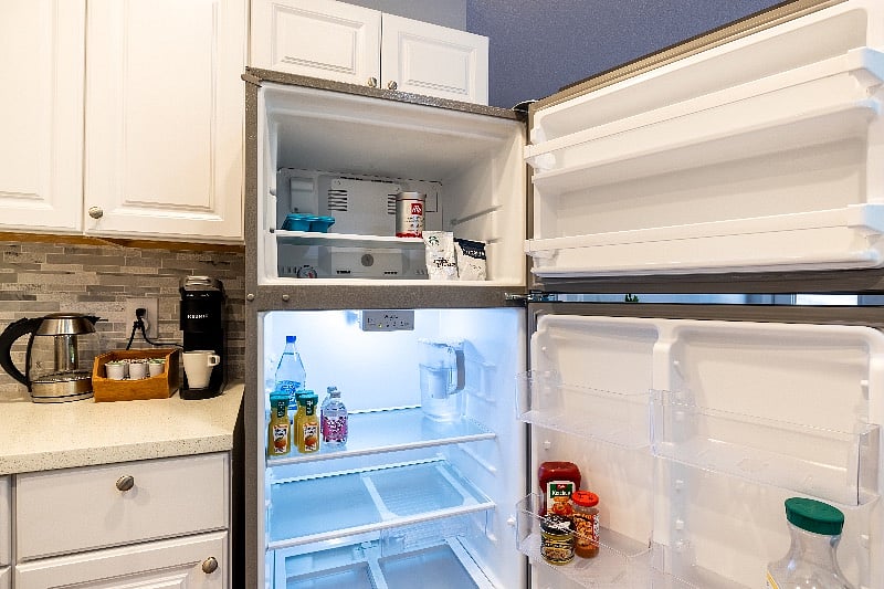 Full sized refrigerator.