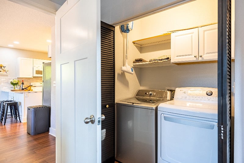 Washer and dryer
