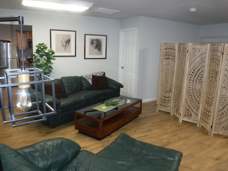 Spacious living area
